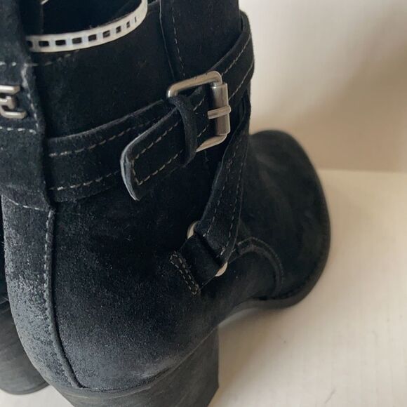 Sam Edelman Myra Black Suede Ankle Booties - Picture 5 of 8